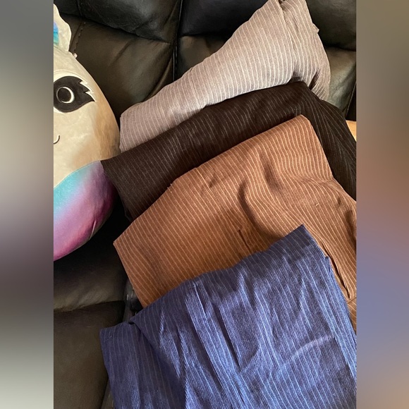 Stylish Corduroy Wide-Leg Pants/Large/Grey - Picture 13 of 17